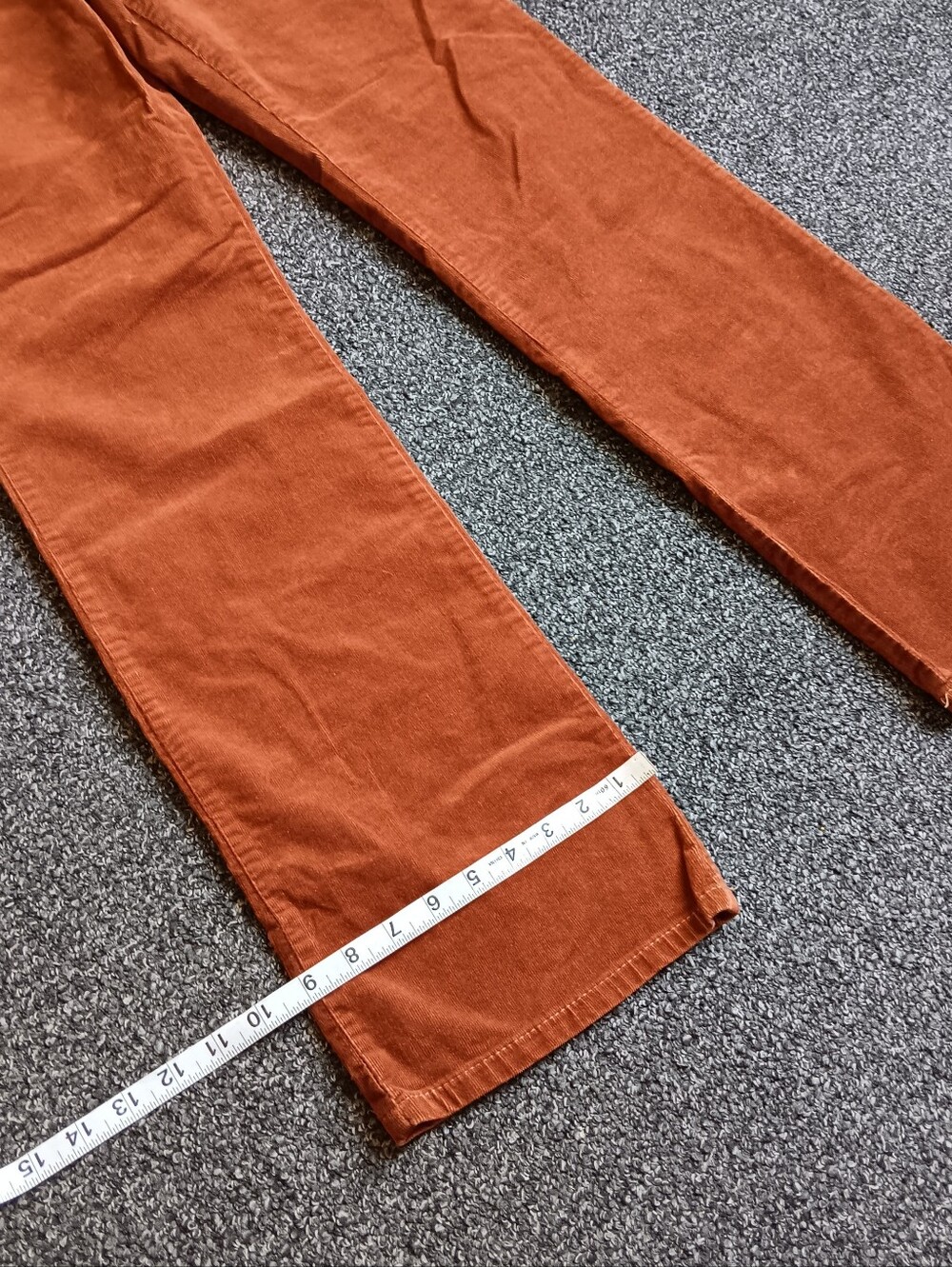Brown Autumn Corduroy Straight Leg Bootcut Pants Tribal Womens 10, Boho Western - Picture 3 of 10